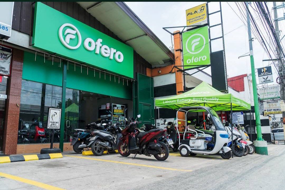 OFERO Las Piñas storefront with green signage